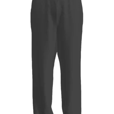 StructuredHemp Jogger in hemp linen, loose-fit joggers with buttoned ankle closures, flat hemp drawstring, and sustainable design.